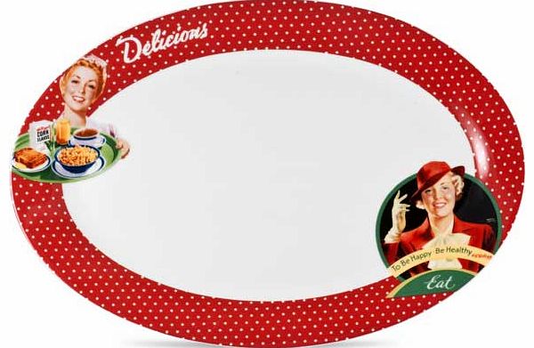 Portmeirion Kelloggs Oval Platter 36cm