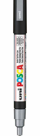 Posca Pens Fine Surf Pen- Silver