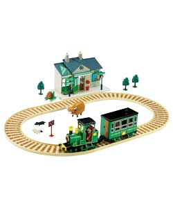 Postman Pat Greendale Rocket Track Set