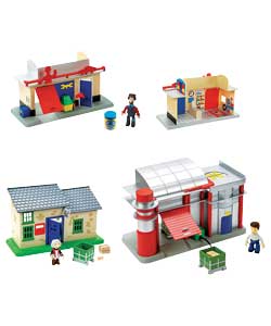 postman pat Mini Playsets with Figure Assortment