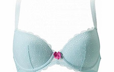 Pour Moi Geometric Gel Bra Spearmint 34DD