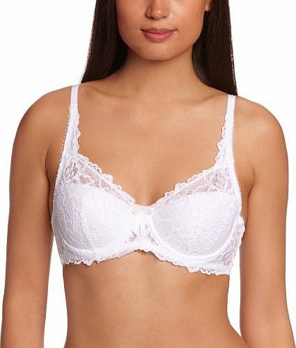 Pour Moi Serenity Padded Full Cup Womens Bra White 36B