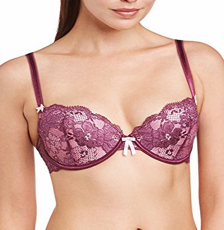 Womens Amour Balcony Everyday Bra, Purple (Soft Plum), 34C