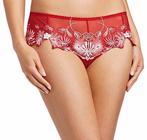 Womens St Tropez Knickers, Red, Size 10