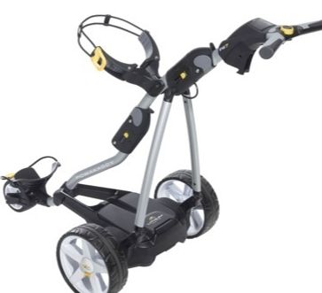 Powakaddy FW7 Lithium EBS Golf Trolley Titanium