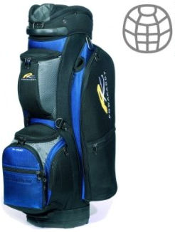 Golf Cart Bag Deluxe Blue/Black/Silver