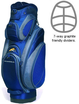 Powakaddy Golf Cart Bag Sport L Womens Blue/Silver