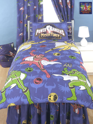 Power Rangers Duvet Cover and Pillowcase Morphin Magic - Great Low Price