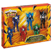 Power Rangers Jungle Fury 6 Figure Set Exclusive