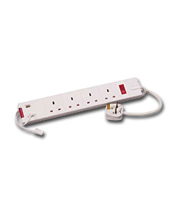 4-Way Trailing Socket