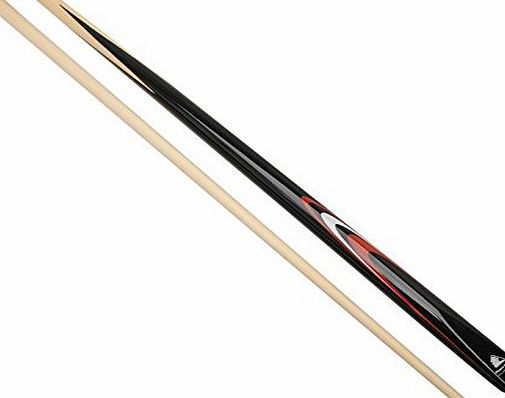 Powerglide Unisex Aura Snooker Cue Set Two Piece Cue Sleeve 3 Piece of Chalk