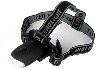 BAT Wind Up Head Torch