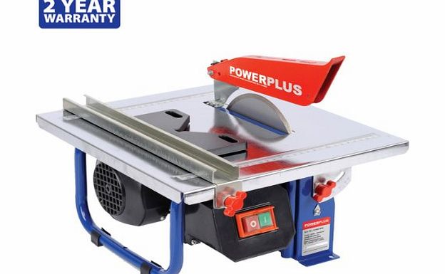 PowerPlus  Heavy Duty 180mm, 600 Watt Electric Wall and Floor Tile Cutter Diamond Blade POW7490 - 2 Year Home User Warranty