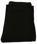 Prada Black Garbardine Zip Fly Trousers 34 Leg