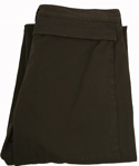 Prada Dark Grey Gabardine Cotton Zip Fly Trousers 34 Leg