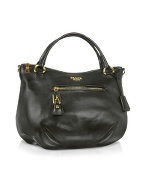 Prada Signature Black Nappa Tote Bag