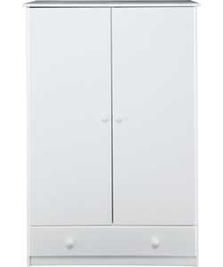 Prague Nursery Wardrobe - White