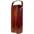 Dark Brown Leather Wine Holder