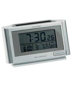 RC Solar Powered Recycled Plastic Alarm Clock