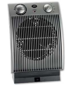 Prem-I-Air 2kW Silver Upright Fan Heater