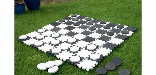 Premier Decorations Limited Premier BA101020 81 x 81cm Outdoor Chess Draughts Set