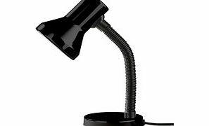 Black study desk lamp