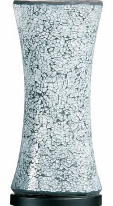 Hour Glass Mosaic Table Lamp - White/ Black