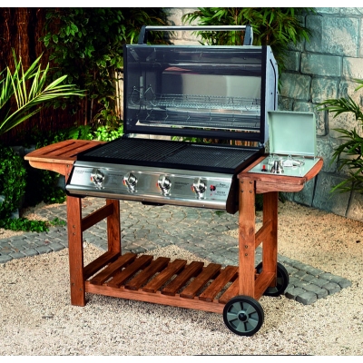 Premier Melbourne Stainless Steel Roaster (4 Burner) with Side Burner