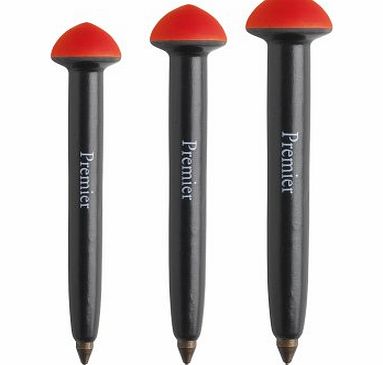 Premier Mushroom Pellet Waggler Carp Fishing Float . Loaded. Set of 3 (Sizes 1,2,3)