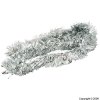 Shiny Silver Chunky Cut Decorative