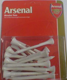 Premiership Football ARSENAL FC WOODEN TEES 70MM