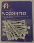 Premiership Football Chelsea FC Wooden Tees 70Mm PLCHFCWT