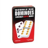 Double 6 Colour Dot Dominoes In A Tin