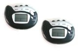 Pressplay Shopping 2 x Talking Pedometer / Walking Running / Alarm Clock / Measures Steps