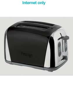 Deco 2 Slice Black Toaster