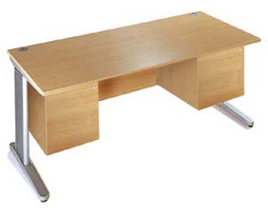 Prestige rectangular executive desk