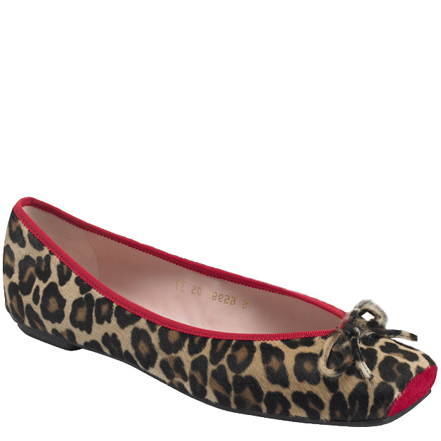 Square Toe Pony with Red Trim