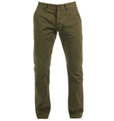 Khaki Dye Chino Trousers