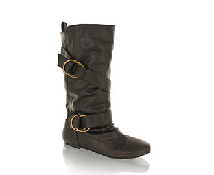 Priceless Fabulous Mid High Flat Boot