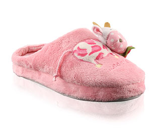 Fun Dotty Cow Slipper