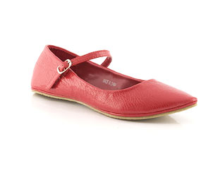 Patent Ballerina With Strap