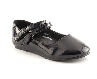 Patent Double Strap Shoe - Infant