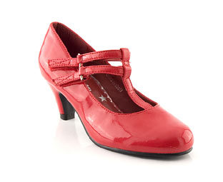 Patent T Bar Court Shoe - Infant