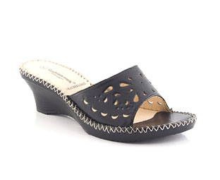 Slip On Wedge Mule