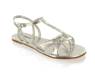 Priceless Trendy Metallic Sandal