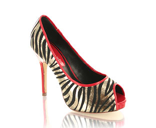 Zebra Print Concealed Platform