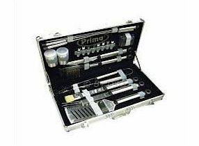 Prima 21 Piece Stainless Steel Barbeque BBQ Set in Aluminium Case 14032C