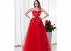 PRINCESS Sweetheart Backless Beaded Embroidery