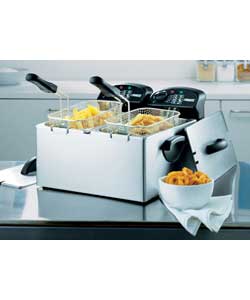 PRINCESS Twin Basket Fryer