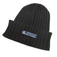 Principe di Salina Black Ribbed Pure Cashmere Skull Cap
